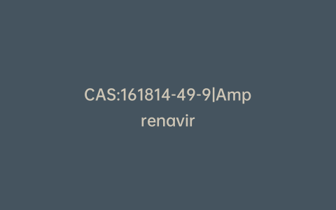 CAS:161814-49-9|Amprenavir