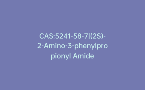 CAS:5241-58-7|(2S)-2-Amino-3-phenylpropionyl Amide