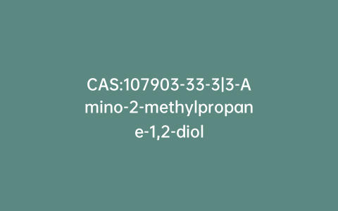 CAS:107903-33-3|3-Amino-2-methylpropane-1,2-diol