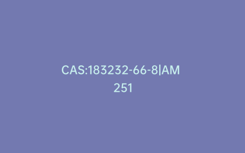 CAS:183232-66-8|AM 251