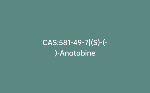 CAS:581-49-7|(S)-(-)-Anatabine