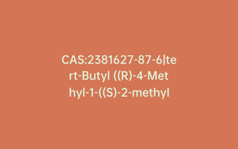 CAS:2381627-87-6|tert-Butyl ((R)-4-Methyl-1-((S)-2-methyloxiran-2-yl)-1-oxopentan-2-yl)carbamate (SM2-C)