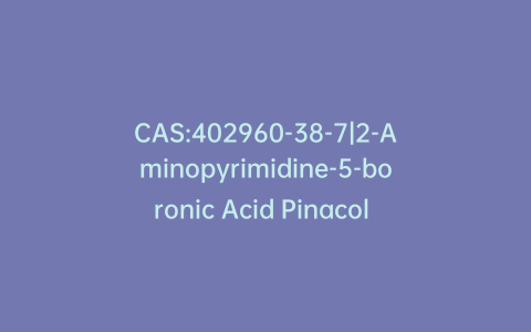 CAS:402960-38-7|2-Aminopyrimidine-5-boronic Acid Pinacol Ester