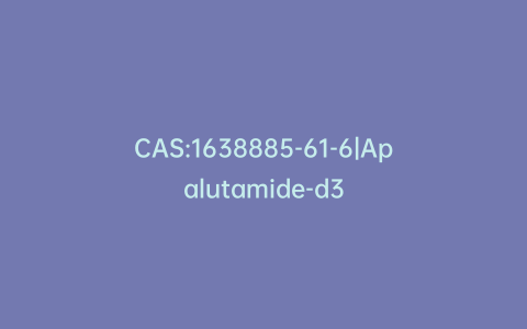 CAS:1638885-61-6|Apalutamide-d3