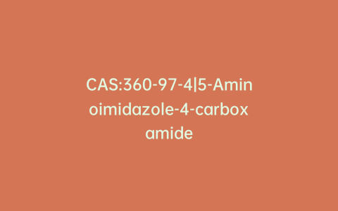 CAS:360-97-4|5-Aminoimidazole-4-carboxamide