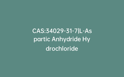 CAS:34029-31-7|L-Aspartic Anhydride Hydrochloride