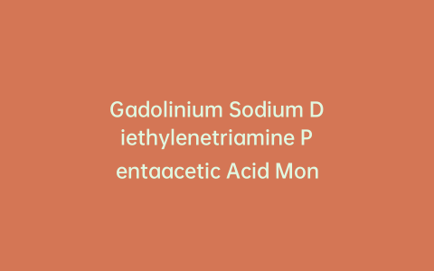Gadolinium Sodium Diethylenetriamine Pentaacetic Acid Monomethylamide