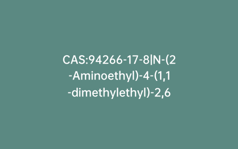 CAS:94266-17-8|N-(2-Aminoethyl)-4-(1,1-dimethylethyl)-2,6-dimethylbenzeneacetamide