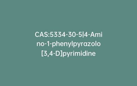 CAS:5334-30-5|4-Amino-1-phenylpyrazolo[3,4-D]pyrimidine
