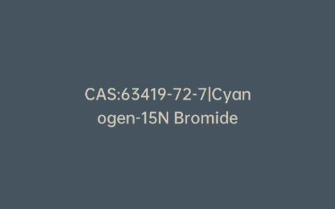 CAS:63419-72-7|Cyanogen-15N Bromide