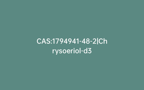 CAS:1794941-48-2|Chrysoeriol-d3
