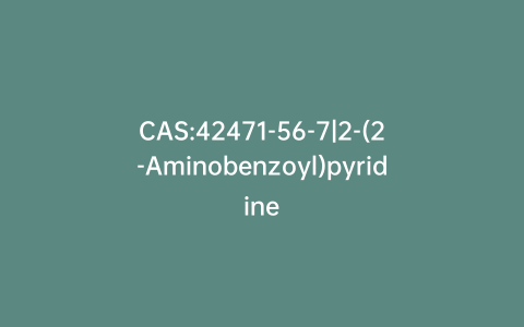 CAS:42471-56-7|2-(2-Aminobenzoyl)pyridine