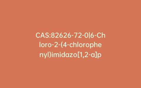 CAS:82626-72-0|6-Chloro-2-(4-chlorophenyl)imidazo[1,2-a]pyridine-3-acetonitrile