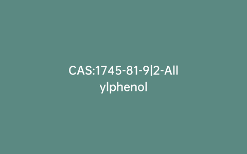 CAS:1745-81-9|2-Allylphenol