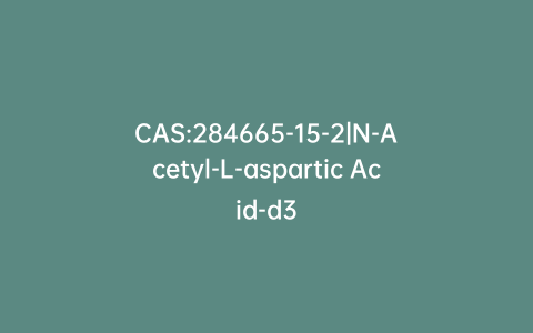 CAS:284665-15-2|N-Acetyl-L-aspartic Acid-d3