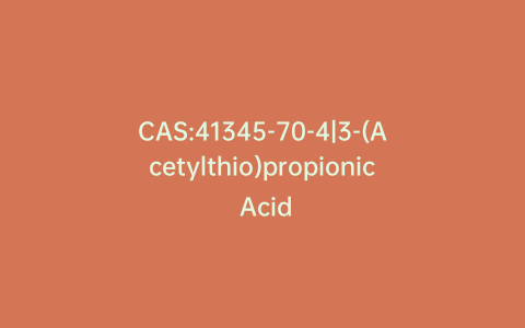 CAS:41345-70-4|3-(Acetylthio)propionic Acid