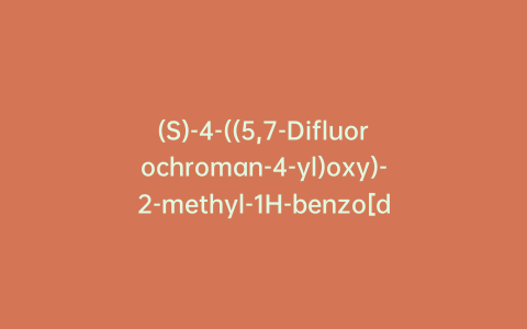 (S)-4-((5,7-Difluorochroman-4-yl)oxy)-2-methyl-1H-benzo[d]imidazole-6-carboxylic Acid