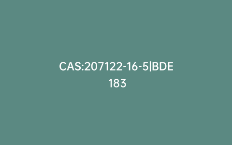 CAS:207122-16-5|BDE 183