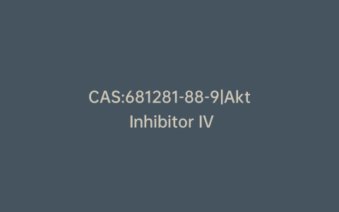 CAS:681281-88-9|Akt Inhibitor IV