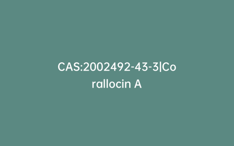 CAS:2002492-43-3|Corallocin A