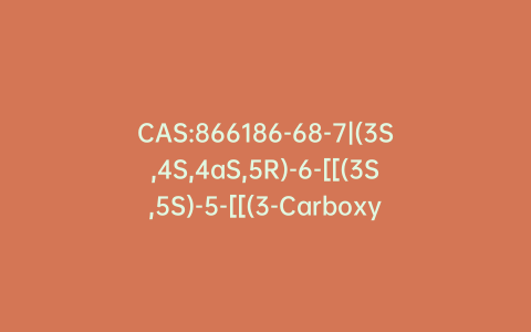 CAS:866186-68-7|(3S,4S,4aS,5R)-6-[[(3S,5S)-5-[[(3-Carboxyphenyl)amino]carbonyl]-3-pyrrolidinyl]thio]-3,4,4a,5-tetrahydro-3,5-dimethyl-1-oxo-1H-pyrrolo[1,2-c][1,3]oxazine-4,7-dicarboxylic Acid
