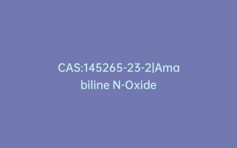 CAS:145265-23-2|Amabiline N-Oxide