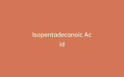 Isopentadecanoic Acid