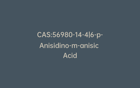 CAS:56980-14-4|6-p-Anisidino-m-anisic Acid