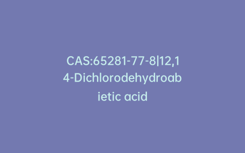 CAS:65281-77-8|12,14-Dichlorodehydroabietic acid