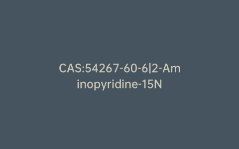 CAS:54267-60-6|2-Aminopyridine-15N