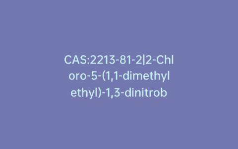 CAS:2213-81-2|2-Chloro-5-(1,1-dimethylethyl)-1,3-dinitrobenzene