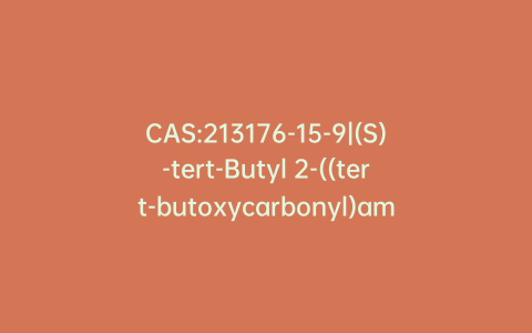 CAS:213176-15-9|(S)-tert-Butyl 2-((tert-butoxycarbonyl)amino)-6-hydroxyhexanoate