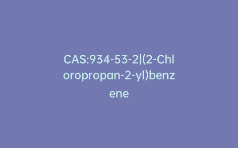 CAS:934-53-2|(2-Chloropropan-2-yl)benzene