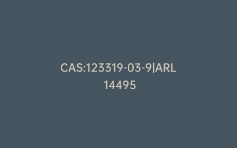 CAS:123319-03-9|ARL 14495