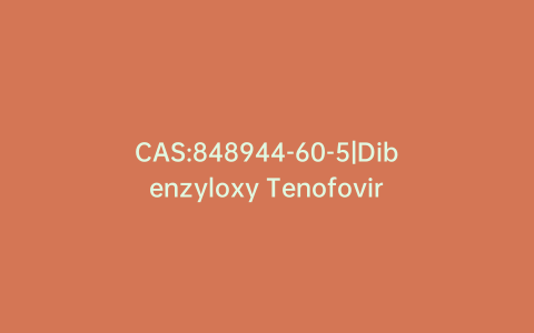 CAS:848944-60-5|Dibenzyloxy Tenofovir