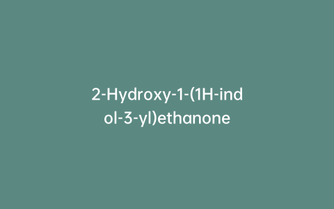 2-Hydroxy-1-(1H-indol-3-yl)ethanone