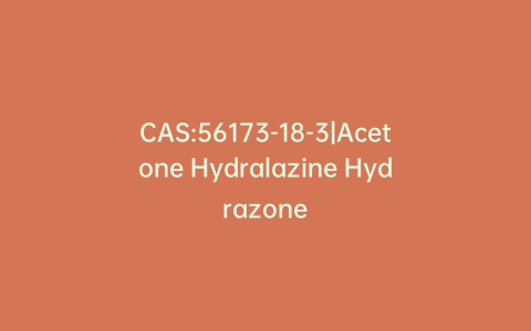 CAS:56173-18-3|Acetone Hydralazine Hydrazone