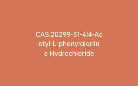 CAS:20299-31-4|4-Acetyl-L-phenylalanine Hydrochloride