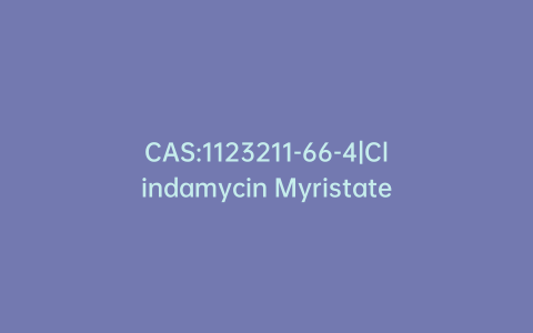 CAS:1123211-66-4|Clindamycin Myristate
