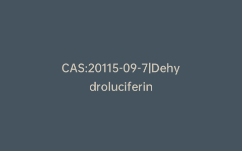CAS:20115-09-7|Dehydroluciferin