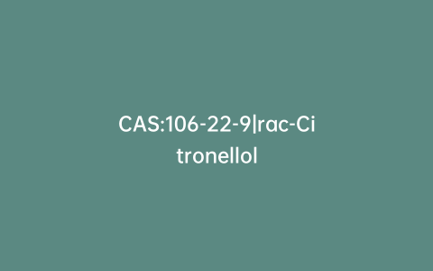 CAS:106-22-9|rac-Citronellol