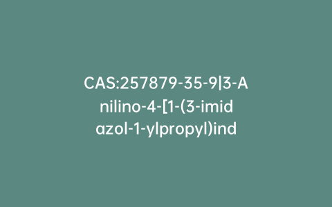 CAS:257879-35-9|3-Anilino-4-[1-(3-imidazol-1-ylpropyl)indol-3-yl]pyrrole-2,5-dione