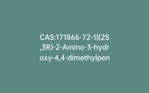 CAS:171866-72-1|(2S,3R)-2-Amino-3-hydroxy-4,4-dimethylpentanoic Acid