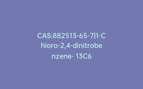 CAS:882513-65-7|1-Chloro-2,4-dinitrobenzene- 13C6
