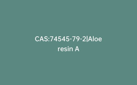 CAS:74545-79-2|Aloeresin A