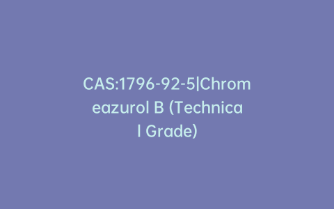 CAS:1796-92-5|Chromeazurol B (Technical Grade)