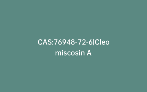 CAS:76948-72-6|Cleomiscosin A