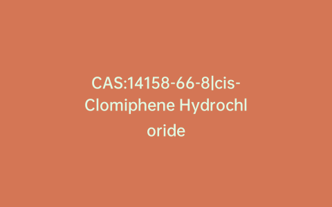 CAS:14158-66-8|cis-Clomiphene Hydrochloride