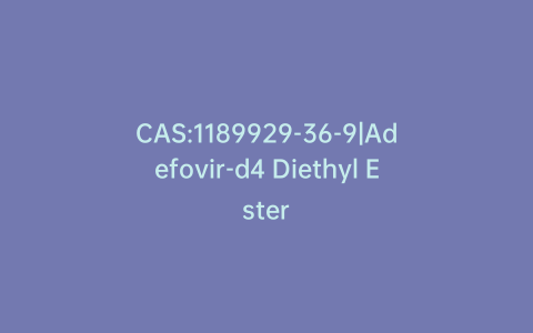 CAS:1189929-36-9|Adefovir-d4 Diethyl Ester