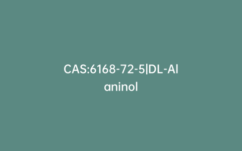 CAS:6168-72-5|DL-Alaninol